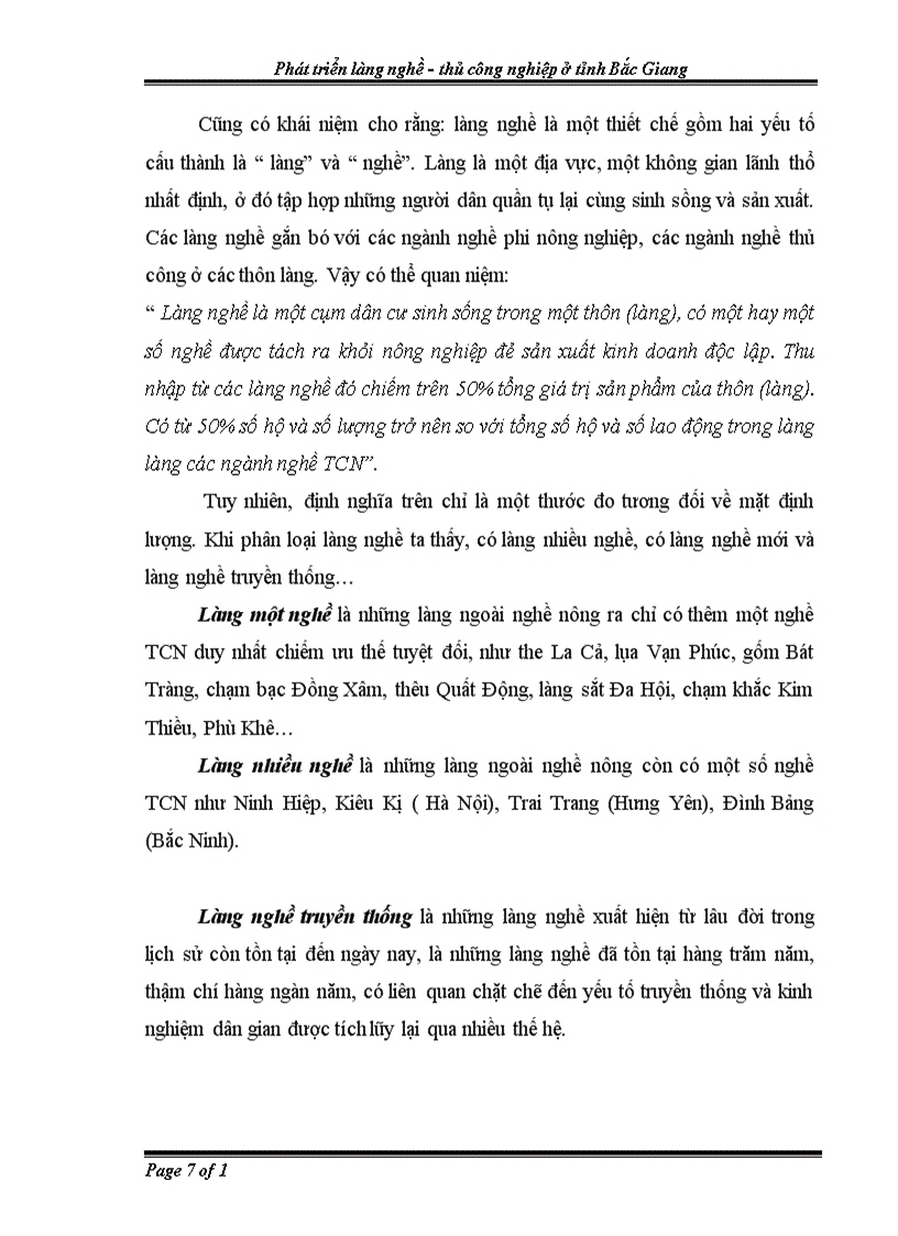 image for page Phát triển làng nghề - thủ cônng nghiệp ở tỉnh Bắc Giang