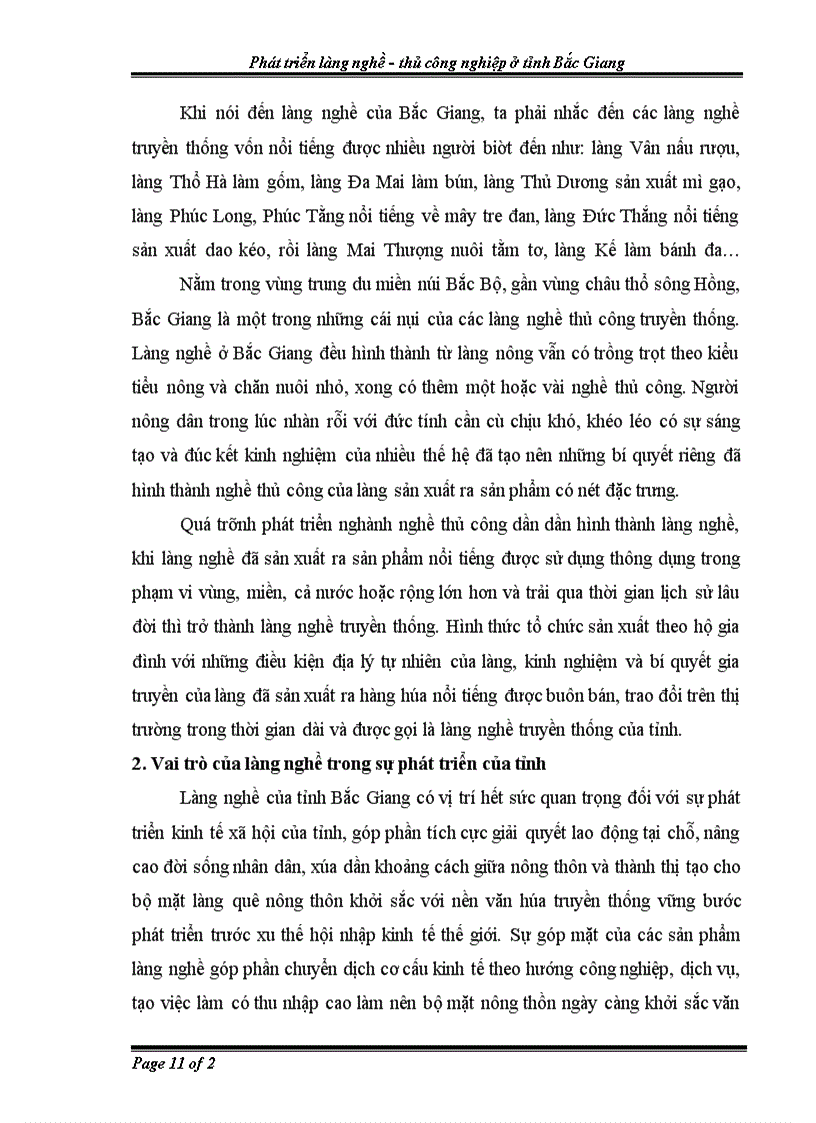 image for page Phát triển làng nghề - thủ cônng nghiệp ở tỉnh Bắc Giang