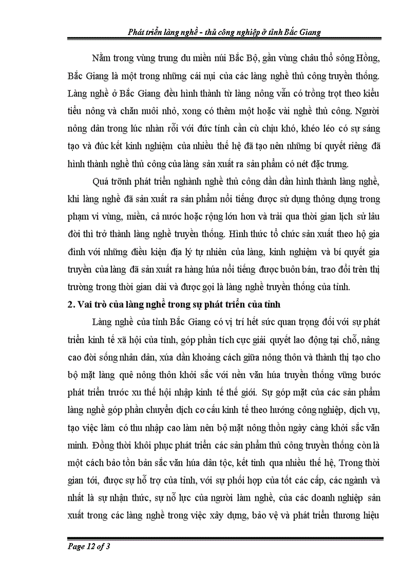 image for page Phát triển làng nghề - thủ cônng nghiệp ở tỉnh Bắc Giang