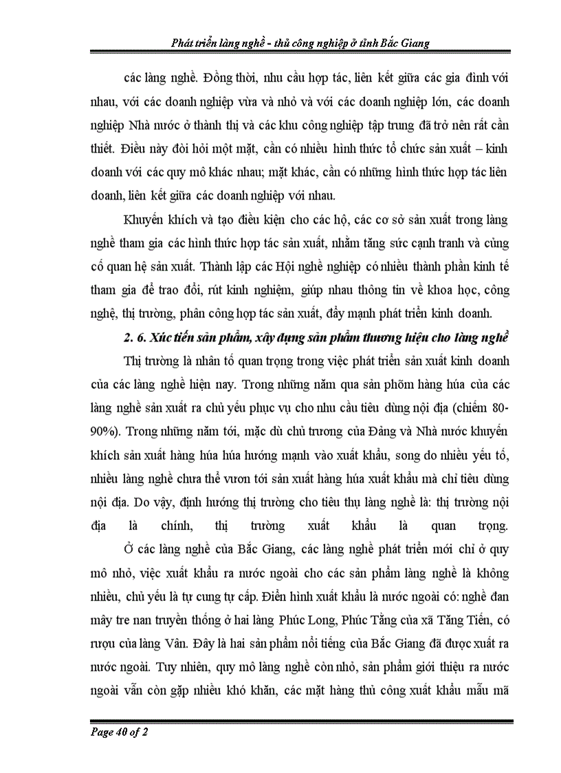 image for page Phát triển làng nghề - thủ cônng nghiệp ở tỉnh Bắc Giang