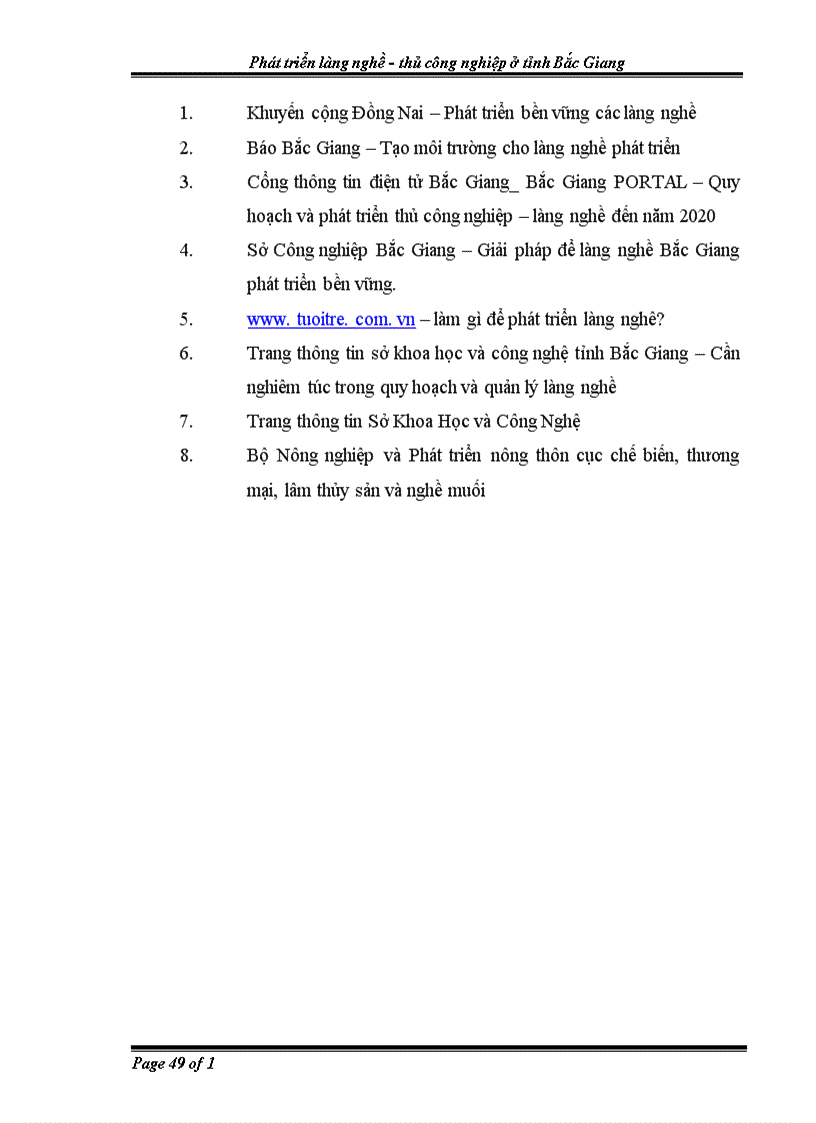 image for page Phát triển làng nghề - thủ cônng nghiệp ở tỉnh Bắc Giang