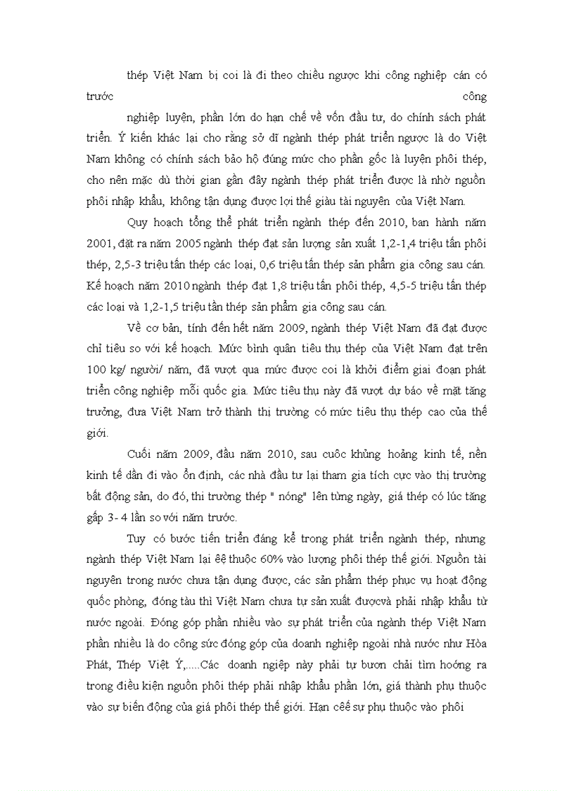 image for page Đầu tư nâng cao năng lực cạnh tranh của ngành thép Việt Nam. Thực trạng và giải pháp