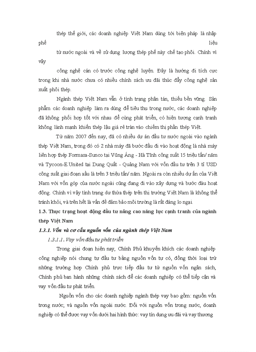 image for page Đầu tư nâng cao năng lực cạnh tranh của ngành thép Việt Nam. Thực trạng và giải pháp