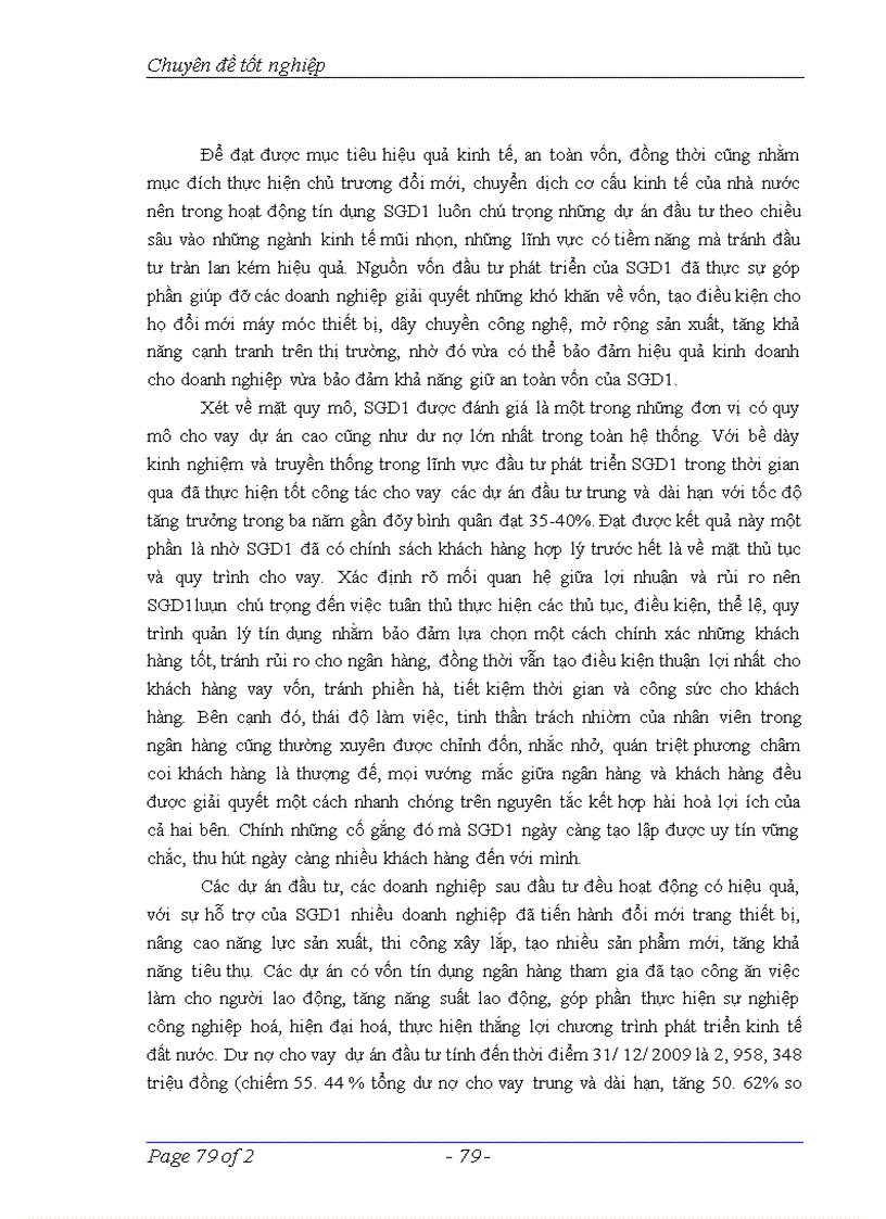 image for page Một số giải pháp nâng cao chất lượng cho vay dự án tại chi nhánh Sở giao dịch 1 Ngân hàng Đầu tư và Phát triển Việt Nam