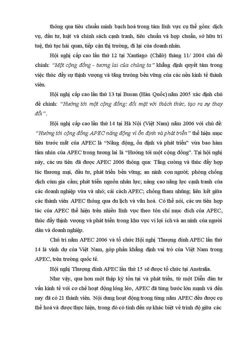 image for page Hợp tác kinh tế - thương mại giữa Việt Nam và APEC _ thực trạng và giải pháp