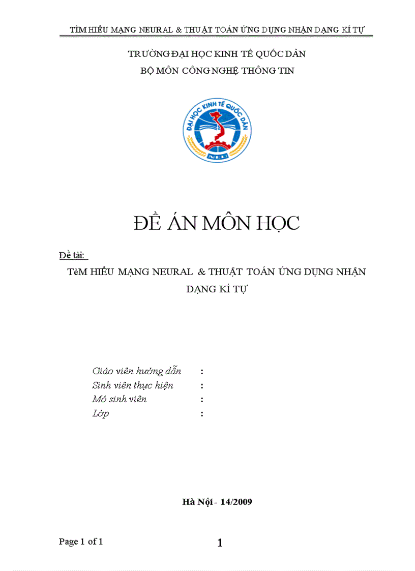 image for page Tìm hiểu mạng neural & thuật toán ứng dụng nhận dạng kí tự