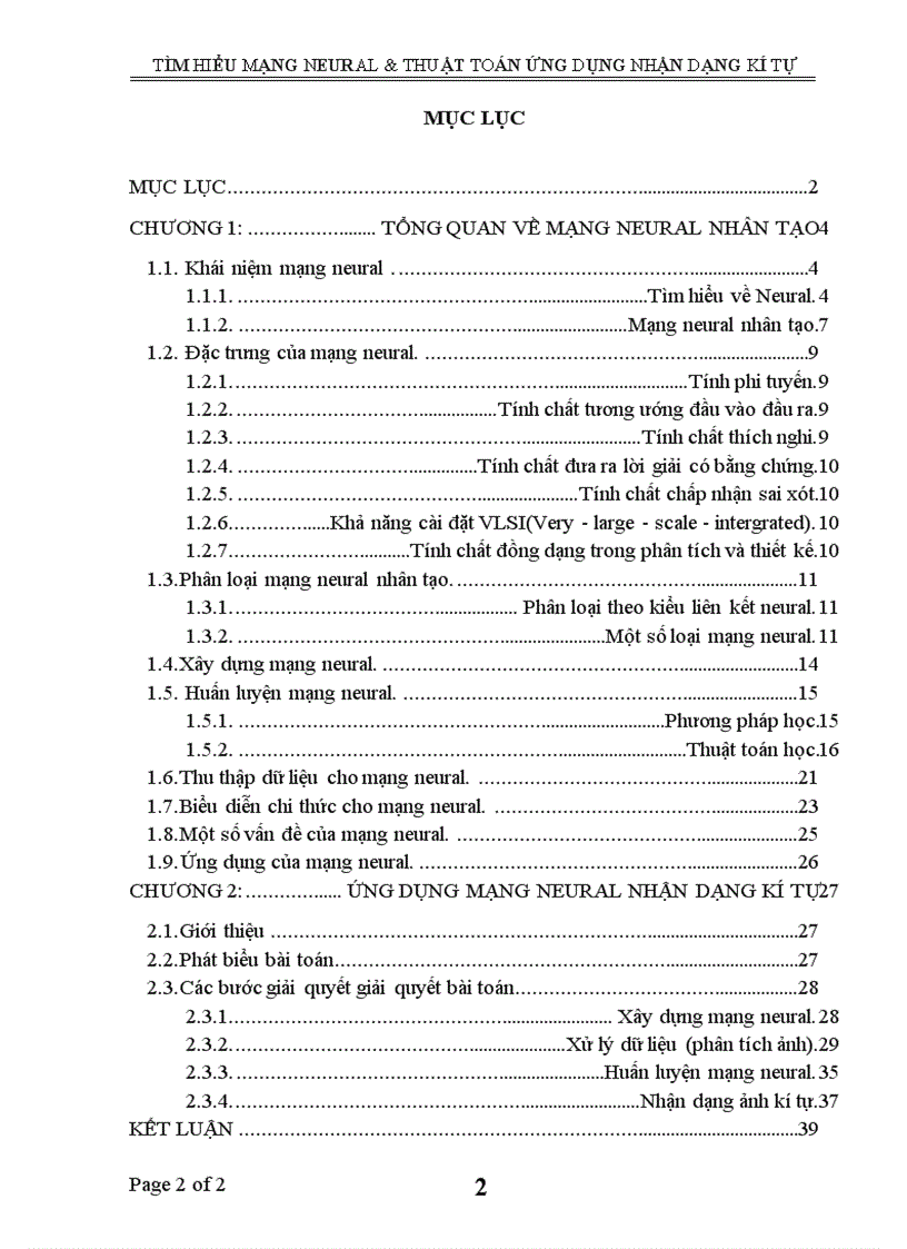 image for page Tìm hiểu mạng neural & thuật toán ứng dụng nhận dạng kí tự