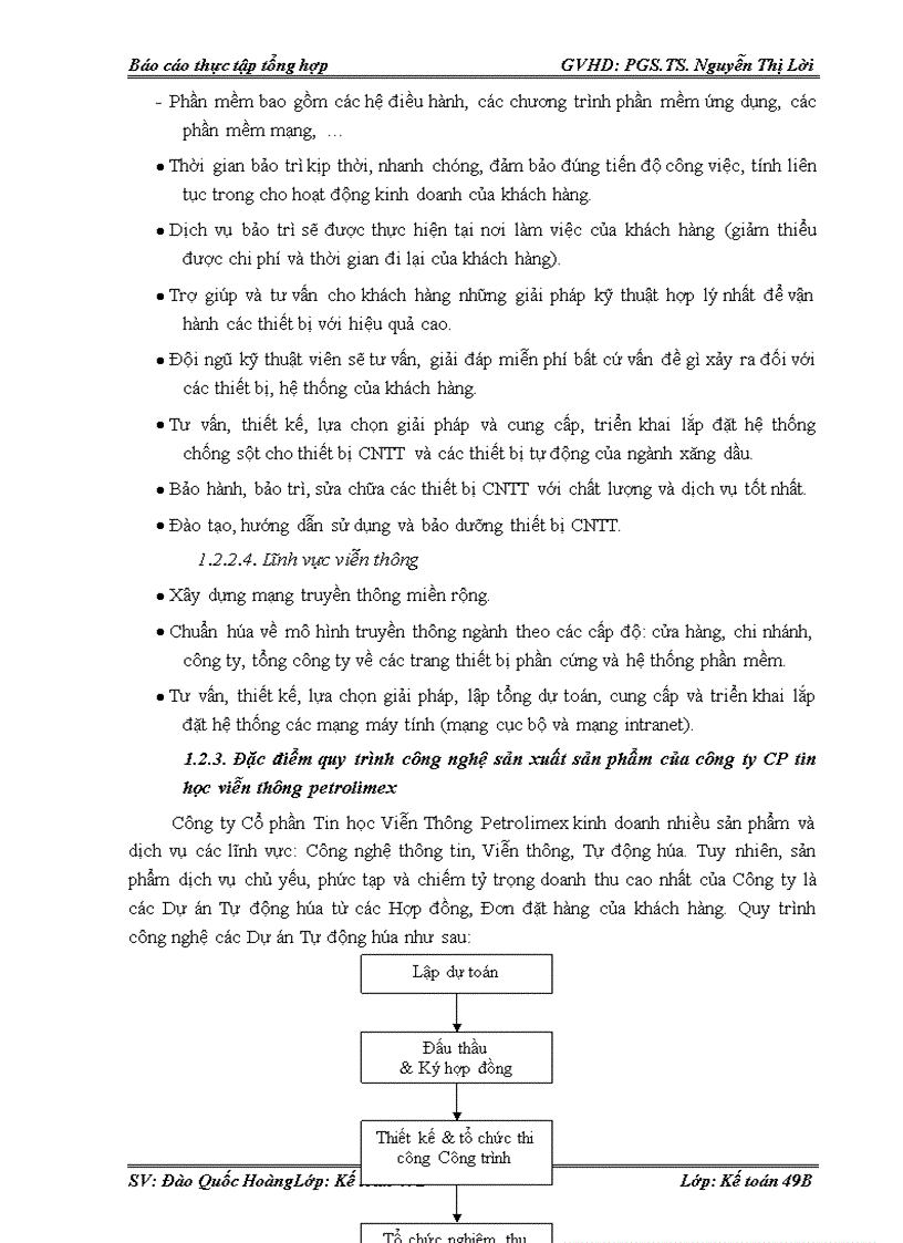 image for page Báo cáo thực tập tổng hợp Công ty cổ phần Tin học viễn thông Petrolimex (Piacom)