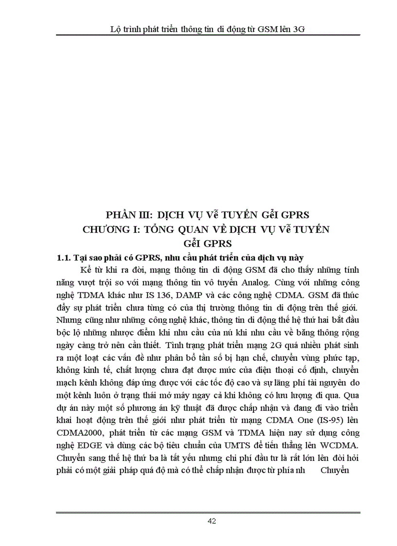 image for page Lộ trình phát triển thông tin di động từ GSM lên G