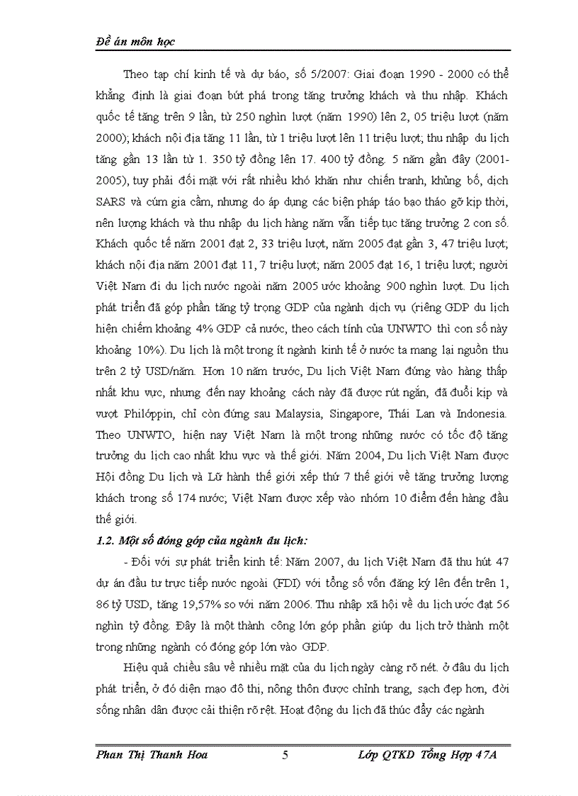 image for page Chất lượng nguồn hướng dẫn viên trong các doanh nghiệp du lịch hiện nay và đề xuất một số giải pháp.