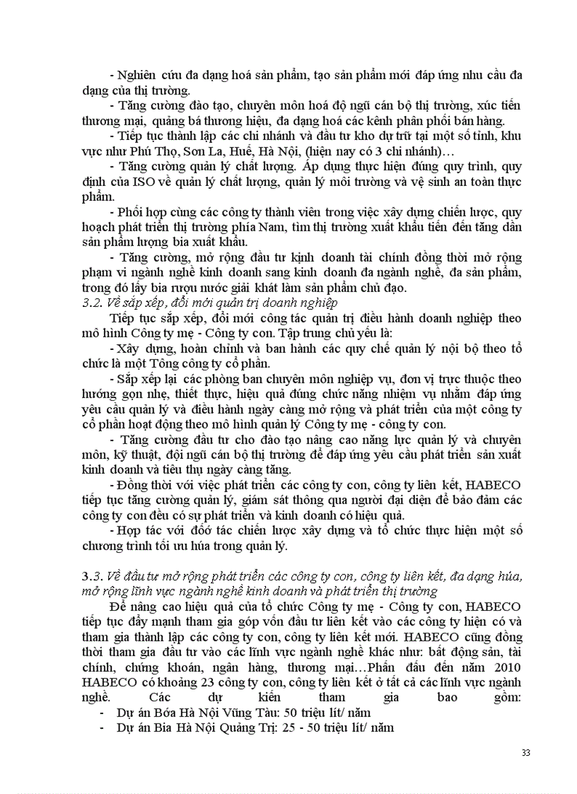 image for page Hoạt động sản xuất kinh doanh và các hoạt động quản trị nhân lực tại Tổng công ty Bia - Rượu- NGK Hà Nội