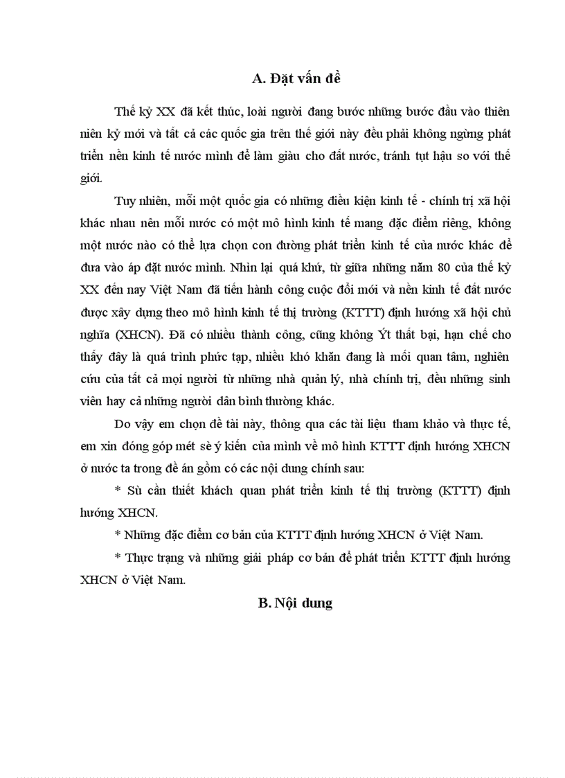 image for page Một số vấn đề cơ bản về kinh tế thị trường định hướng xã hội chủ nghĩa ở Việt nam A