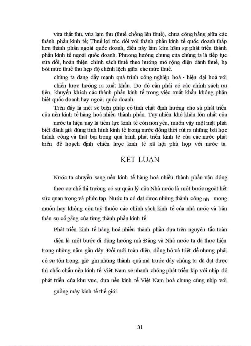 image for page Phân tích cơ cấu kinh tế nhiều thành phần ở nước ta mà Đại hội IX đã nêu và ích lợi của việc sử dụng vào việc phân tích kinh tế - xã hội trong thời kỳ lên CNXH ở Việt Nam