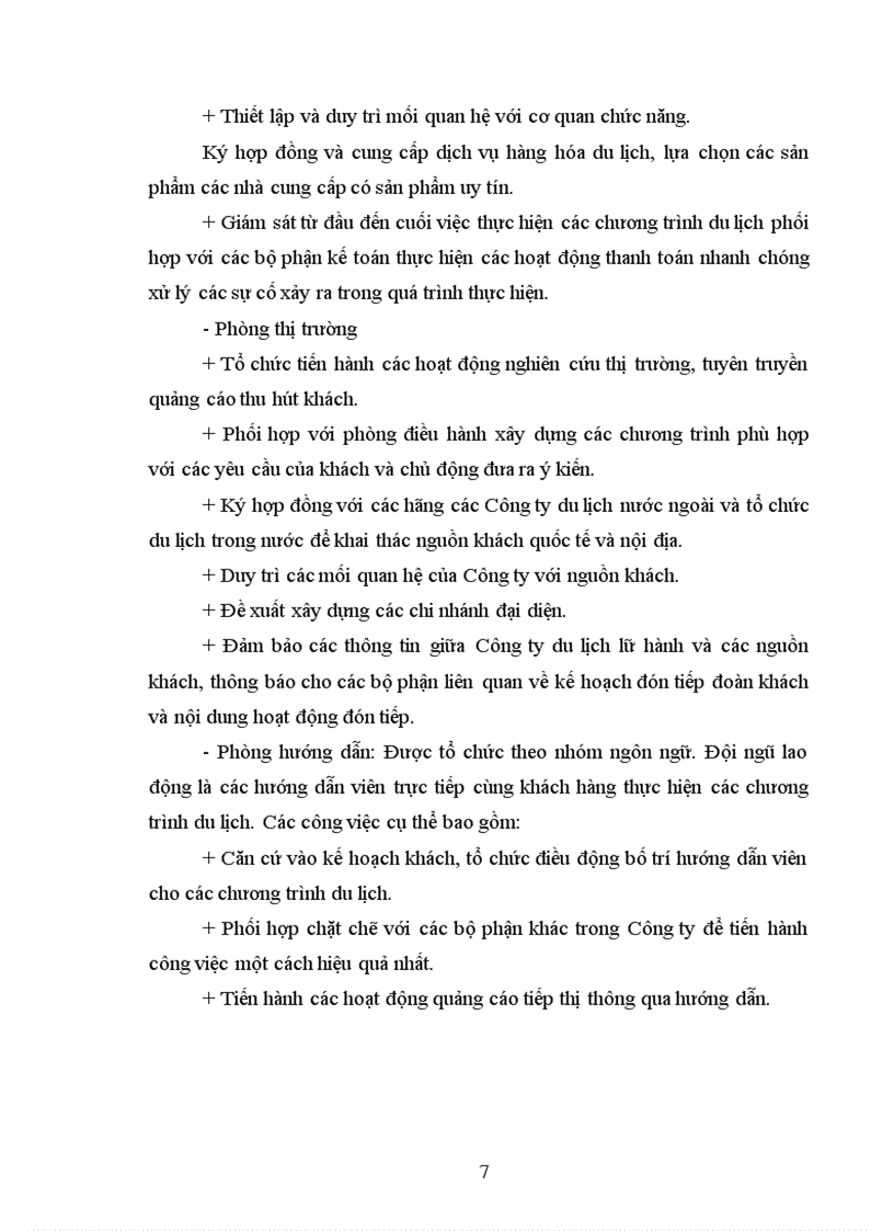 image for page Thực trạng hoạt động: Nghiên cứu thị trường - xây dựng tổ chức thực hiện chương trình du lịch tại Công ty thương mại du lịch Việt Mỹ