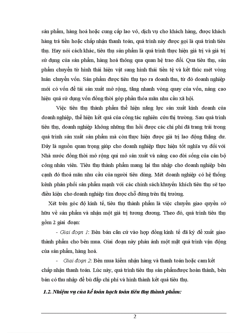 image for page Hạch toán tiêu thụ thành phẩm và xác định kết quả tiêu thụ trong doanh nghiệp sản xuất.