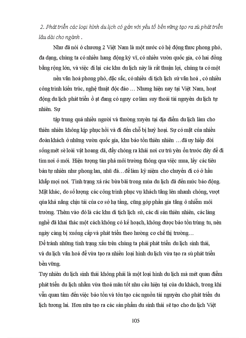 image for page Giải pháp để nâng cao lợi thế của du lịch Việt Nam