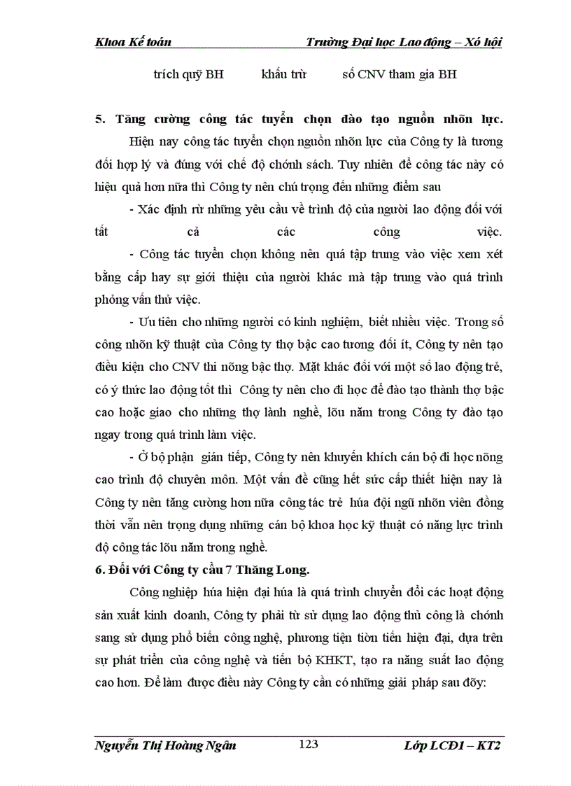 image for page Hoàn thiện kế toán tiền lương và các khoản trích theo lương tại Công ty Cầu 7 Thăng Long