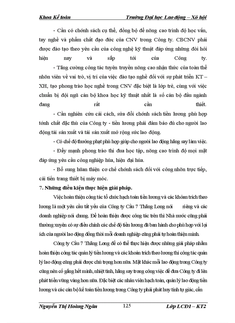 image for page Hoàn thiện kế toán tiền lương và các khoản trích theo lương tại Công ty Cầu 7 Thăng Long