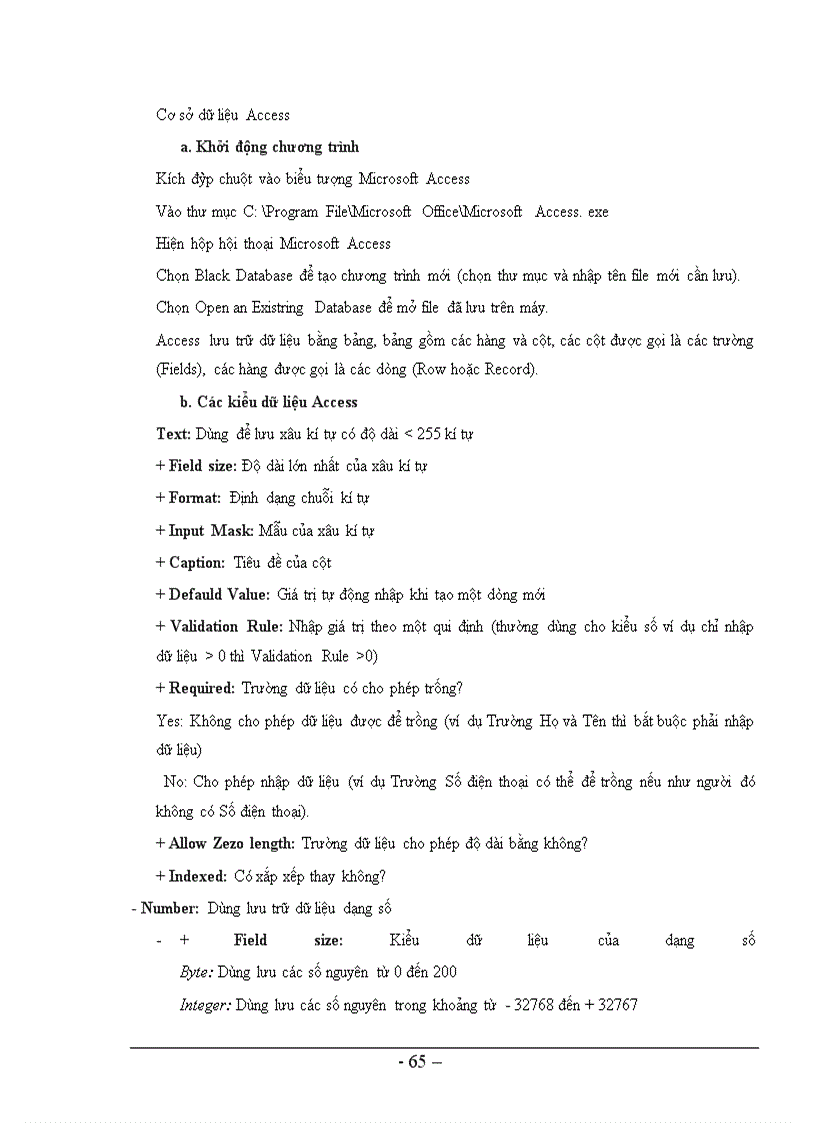 image for page Thiết kế CSDL