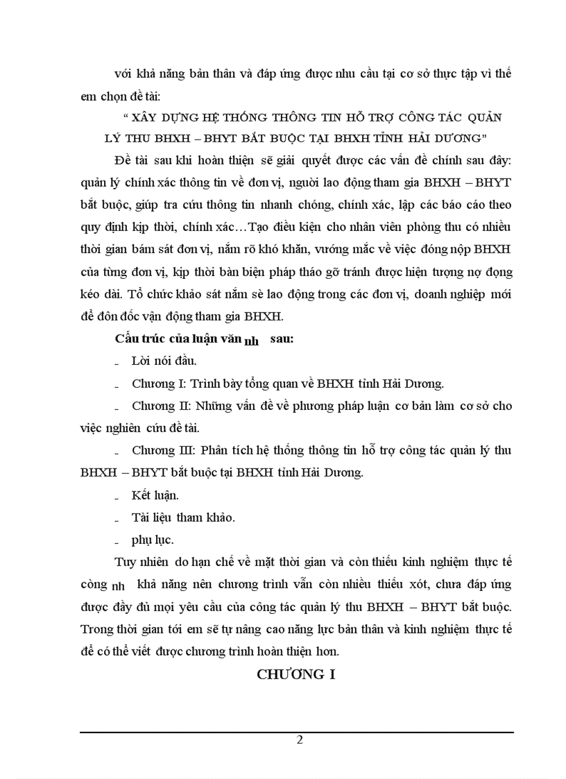 image for page Xây dựng hệ thống thông tin hỗ trợ công tác quản lý thu BHXH – BHYT bắt buộc tại BHXH tỉnh Hải Dương