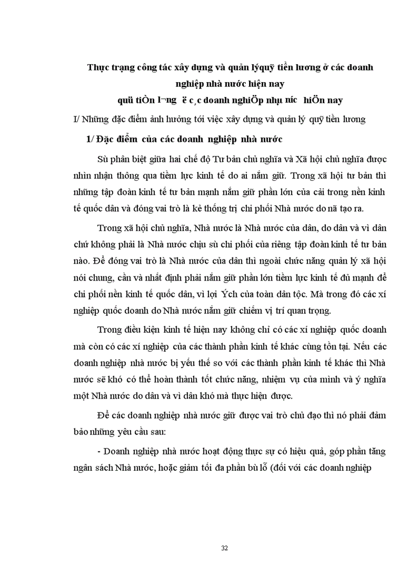 image for page Vấn đề xây dựng và quản lý quỹ tiền lương để đánh giá thực trạng và nêu ra một số kiến nghị góp phần hoàn thiện công tác này ở các doanh nghiệp Nhà nước.
