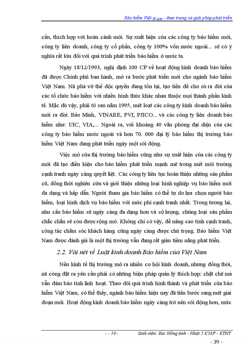 image for page Bảo hiểm Việt Nam - thực trạng và giải pháp phát triển