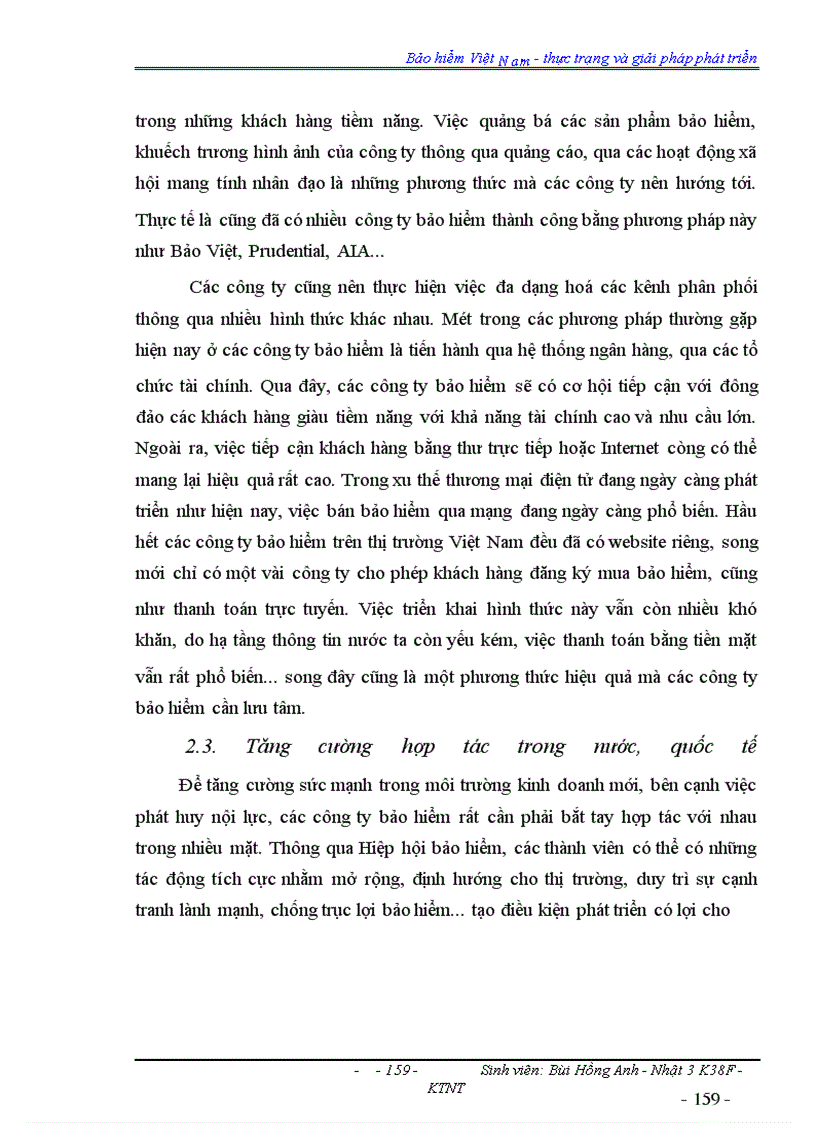 image for page Bảo hiểm Việt Nam - thực trạng và giải pháp phát triển