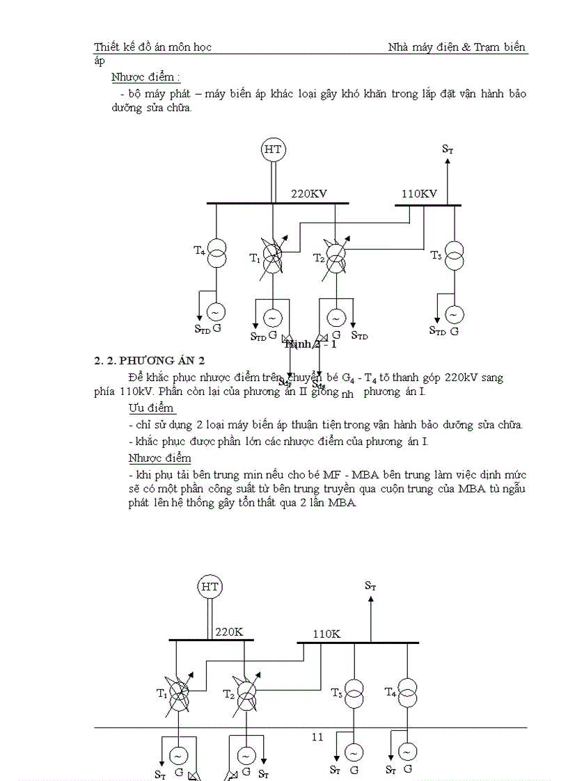 image for page Thiết kế môn học Nhà máy điện & Trạm biến áp