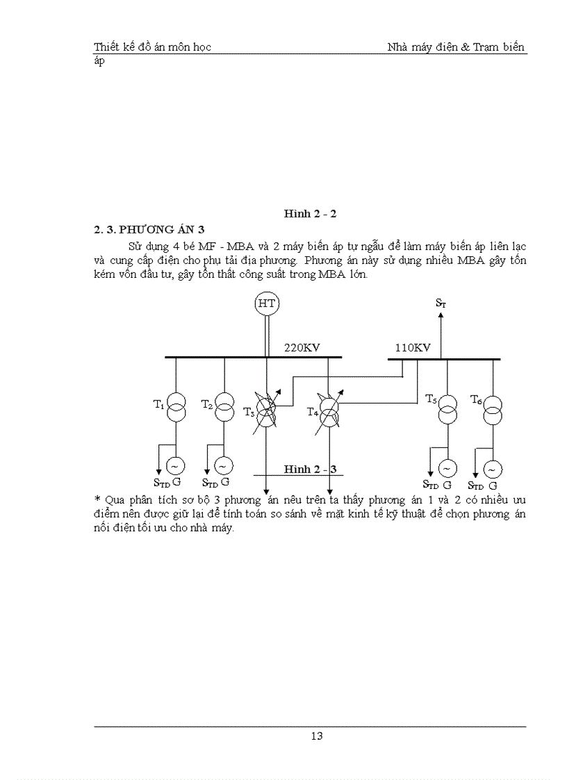 image for page Thiết kế môn học Nhà máy điện & Trạm biến áp