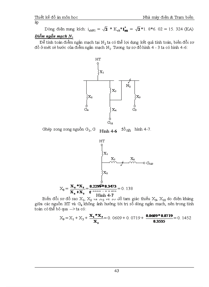 image for page Thiết kế môn học Nhà máy điện & Trạm biến áp