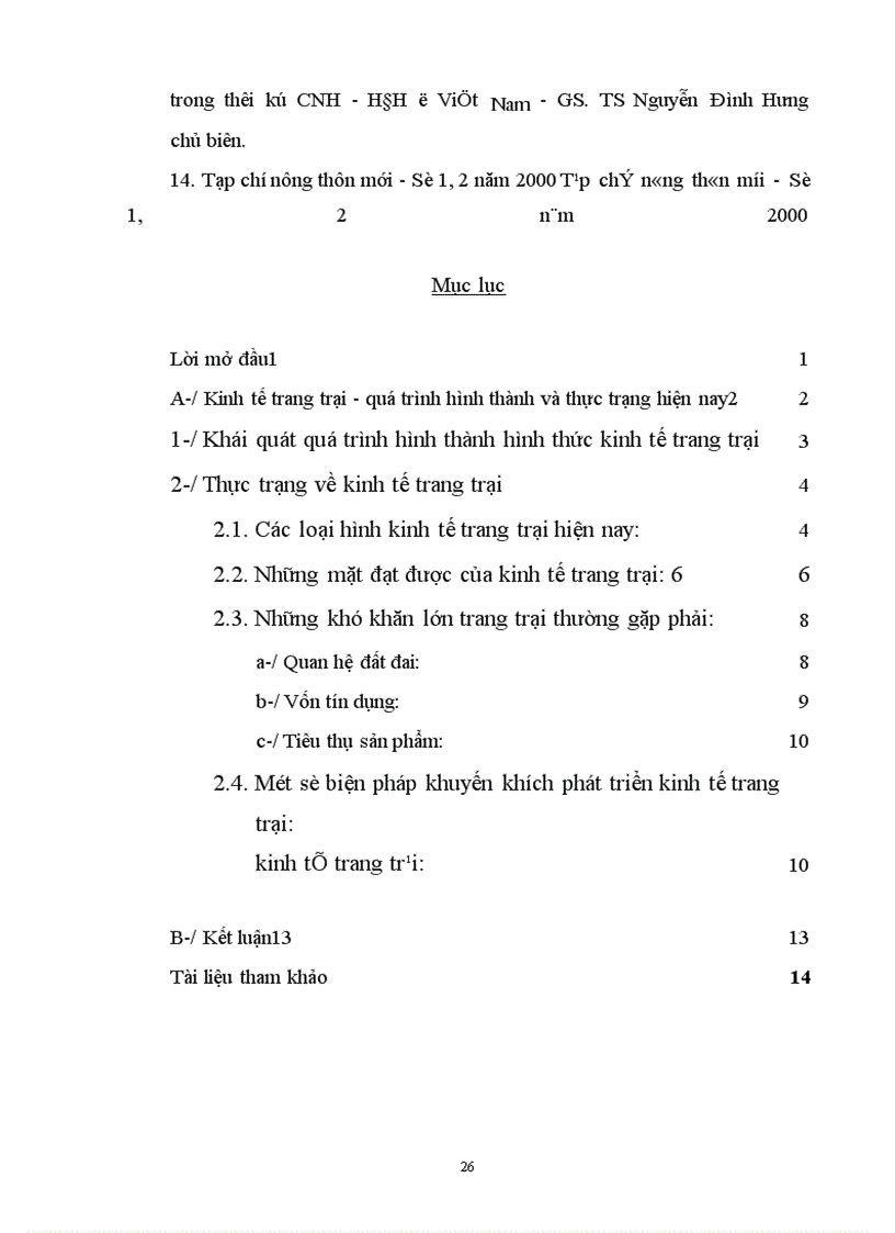 image for page Kinh tế trang trại - quá trình hình thành và thực trạng hiện nay