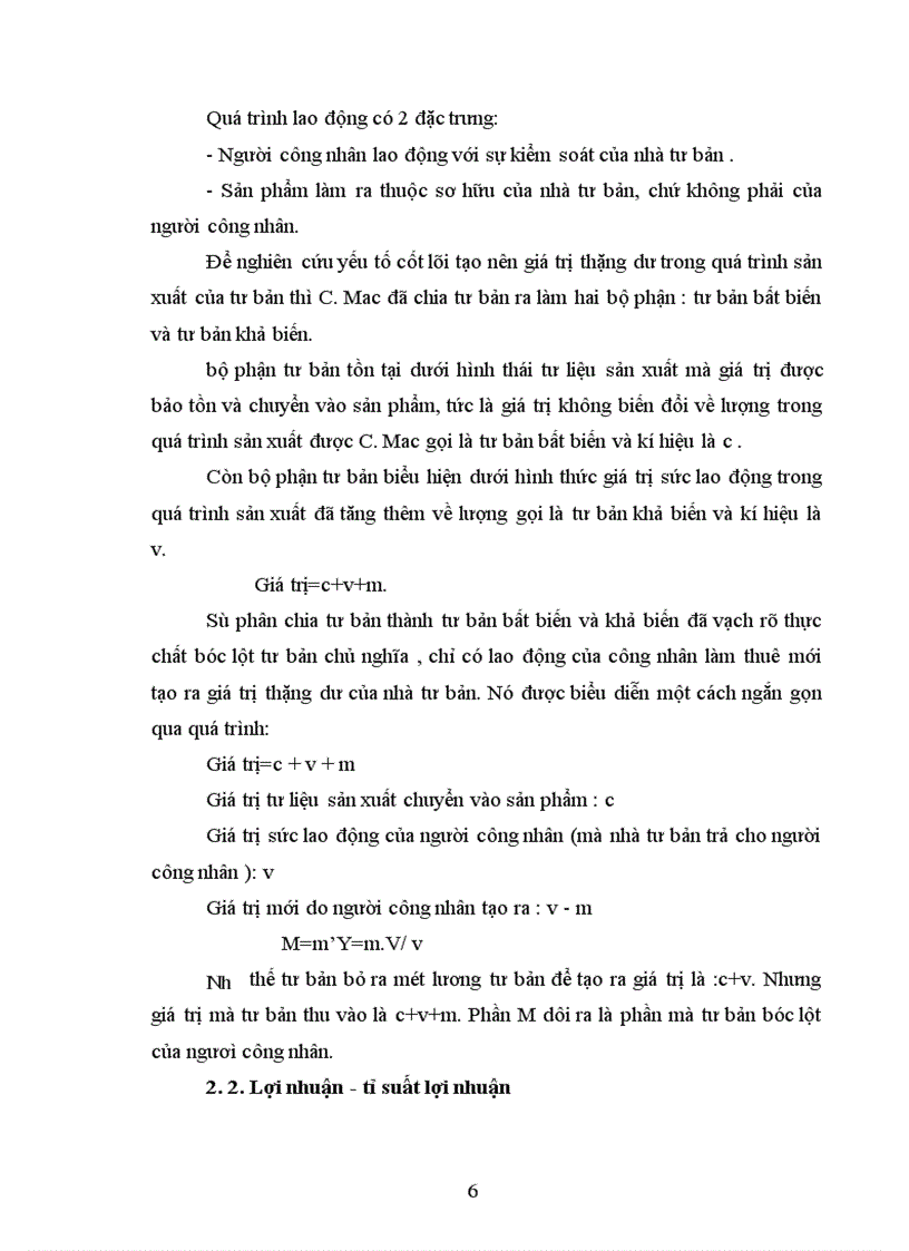 image for page Nguồn gốc và bản chất của lợi nhuận cũng như vai trò của nền kinh tế thị trường