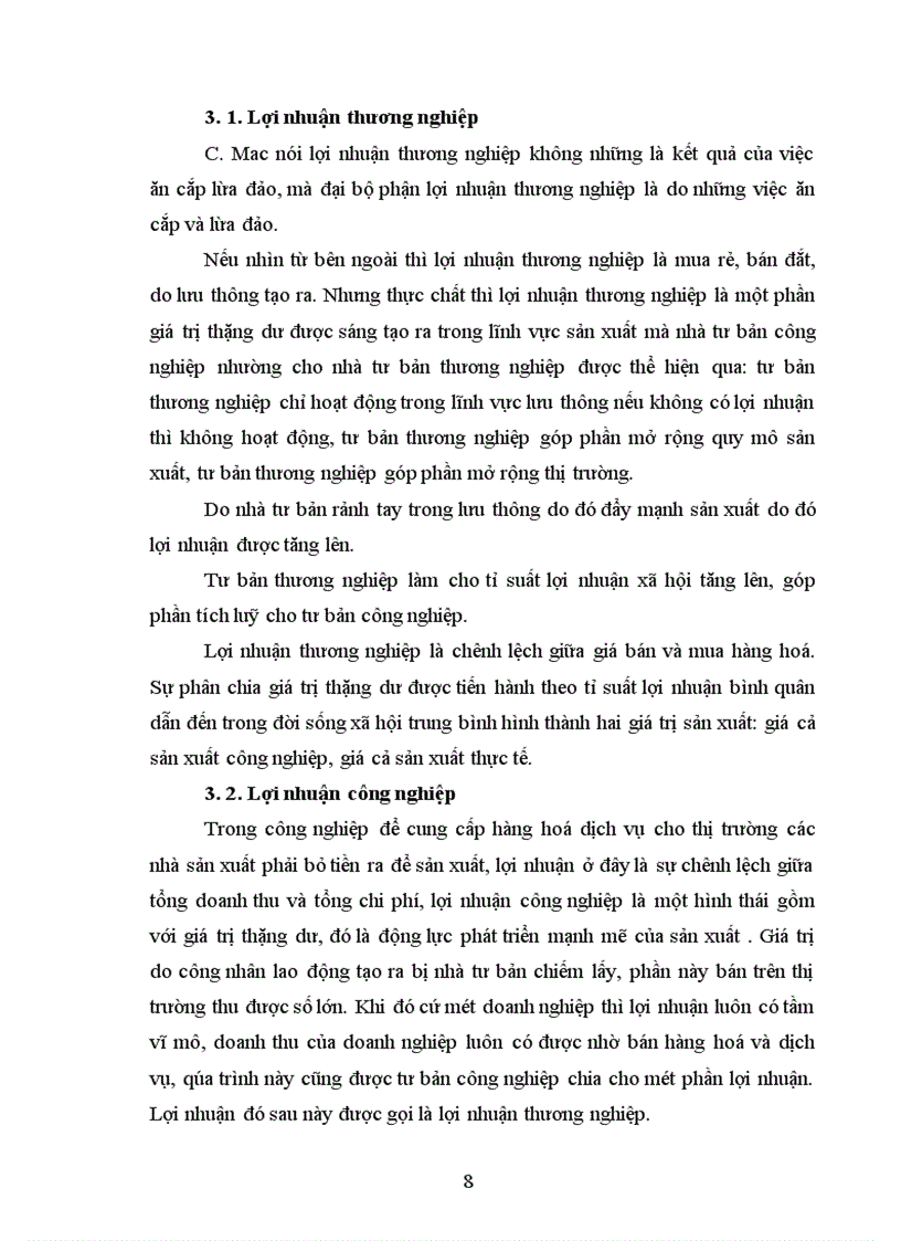 image for page Nguồn gốc và bản chất của lợi nhuận cũng như vai trò của nền kinh tế thị trường