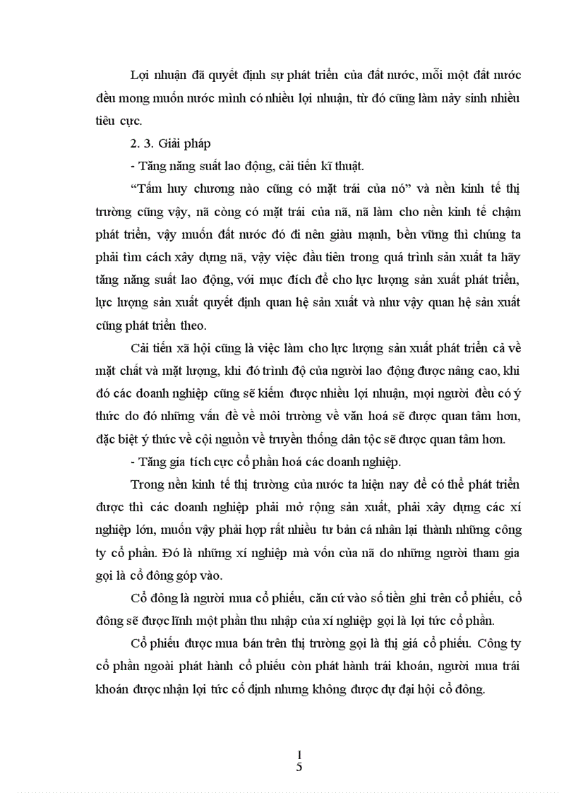 image for page Nguồn gốc và bản chất của lợi nhuận cũng như vai trò của nền kinh tế thị trường