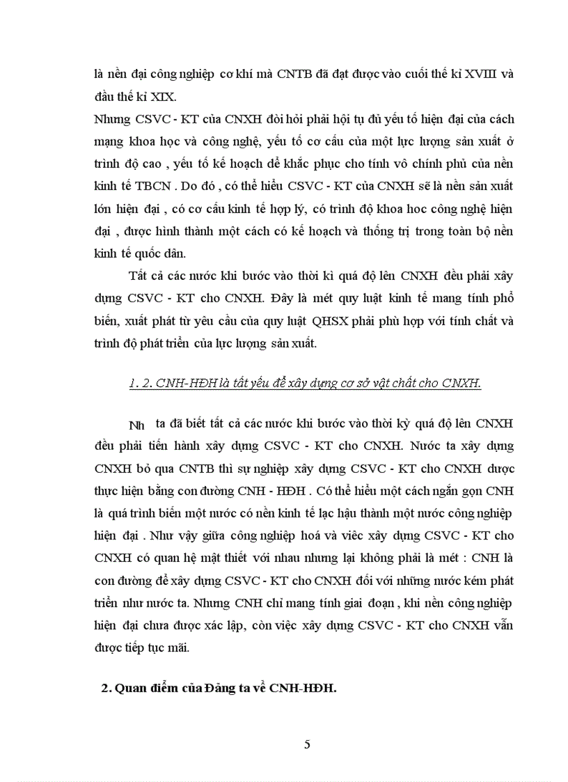 image for page Công cuộc đổi mới nói chung và CNH - HĐH nói riêng ở nước ta hiện nay