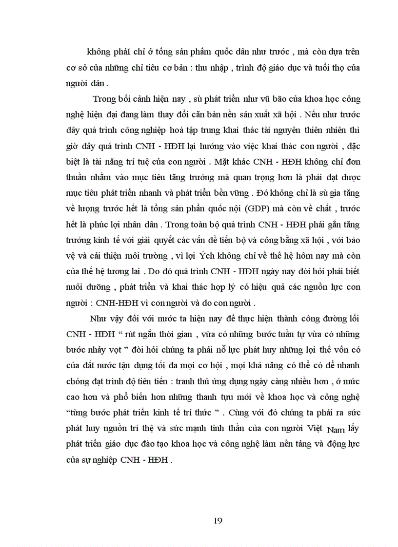 image for page Công cuộc đổi mới nói chung và CNH - HĐH nói riêng ở nước ta hiện nay