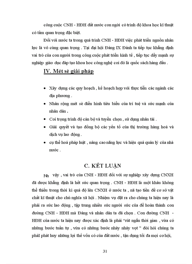 image for page Công cuộc đổi mới nói chung và CNH - HĐH nói riêng ở nước ta hiện nay