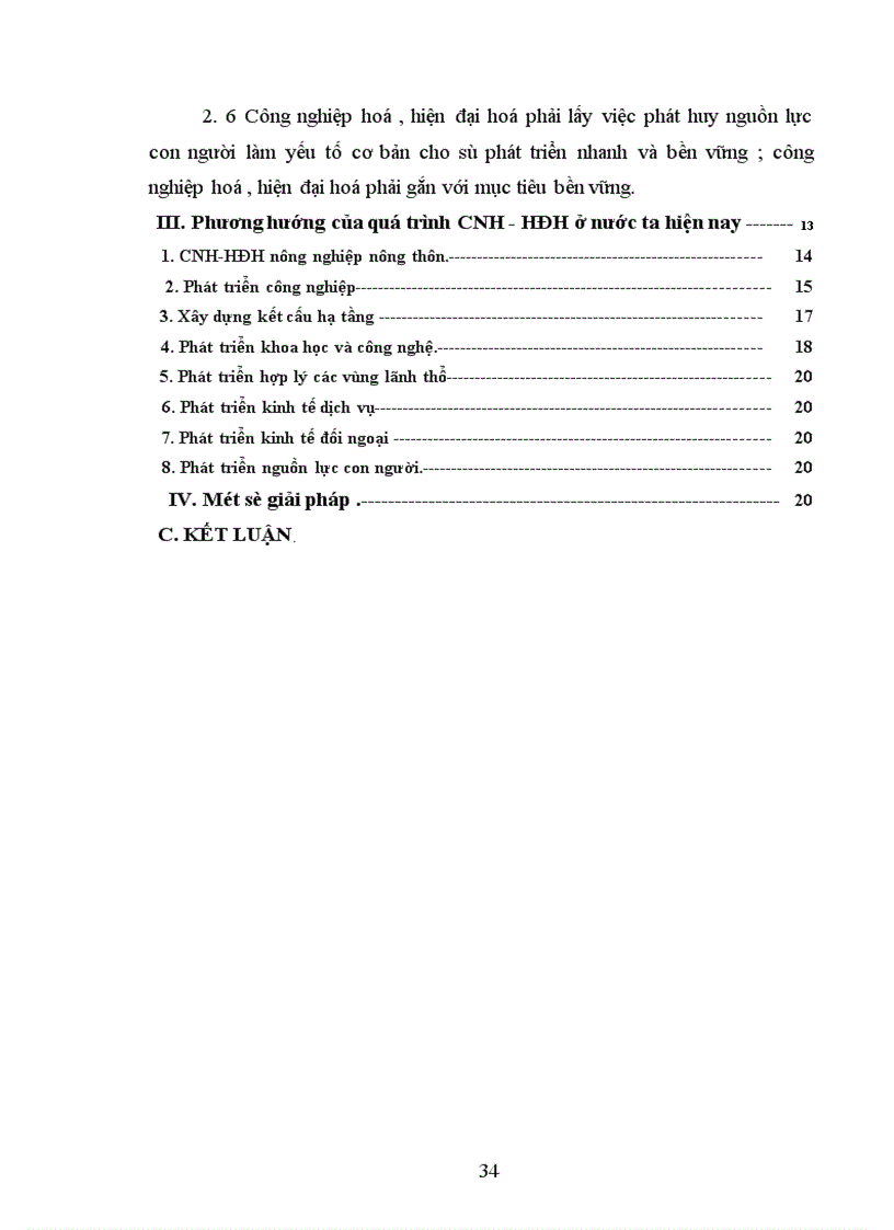 image for page Công cuộc đổi mới nói chung và CNH - HĐH nói riêng ở nước ta hiện nay