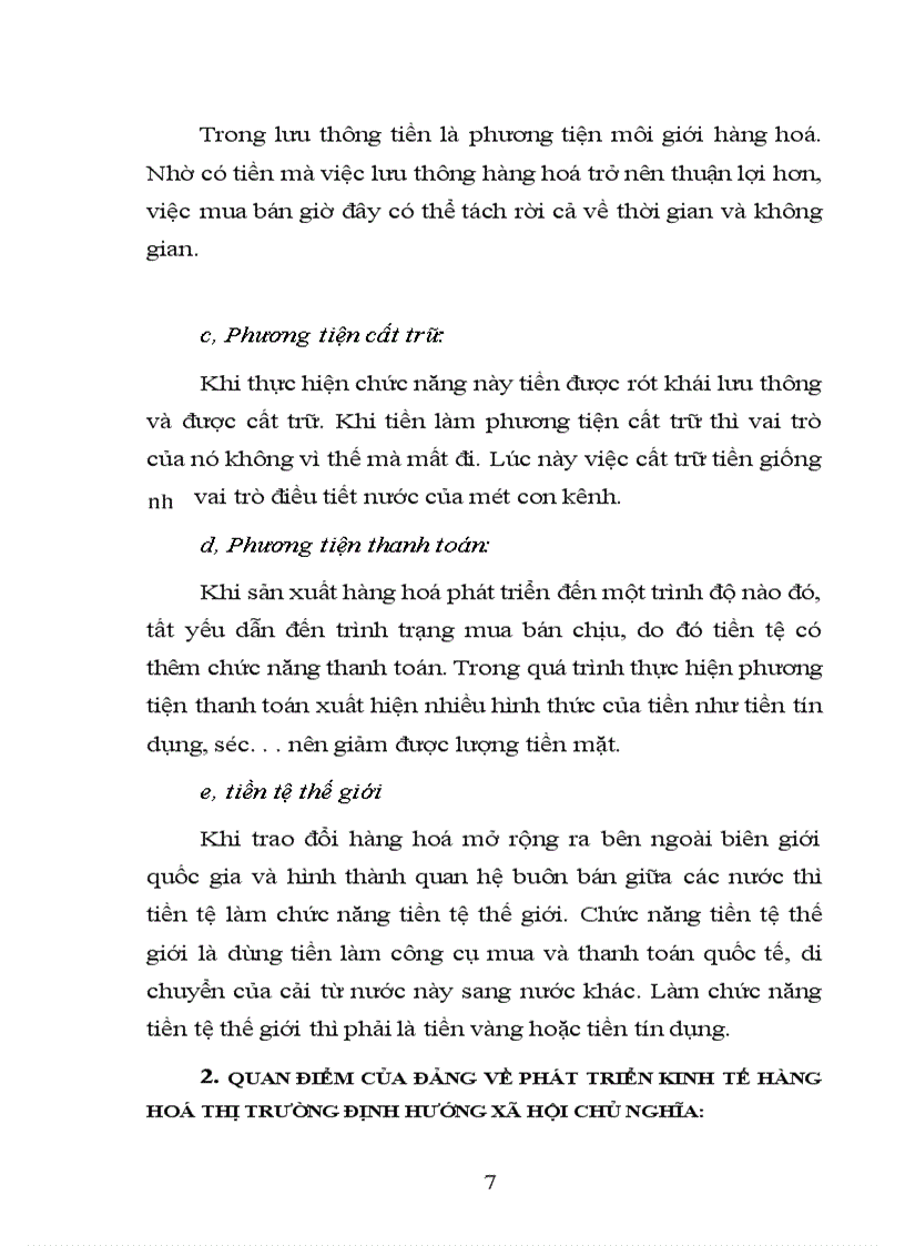 image for page Quan điểm của đảng về phát triển kinh tế hàng hoá thị trường định hướng xã hội chủ nghĩa