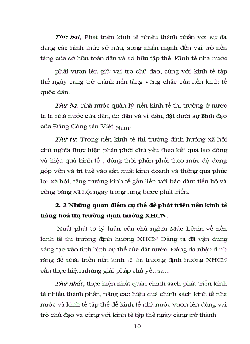 image for page Quan điểm của đảng về phát triển kinh tế hàng hoá thị trường định hướng xã hội chủ nghĩa