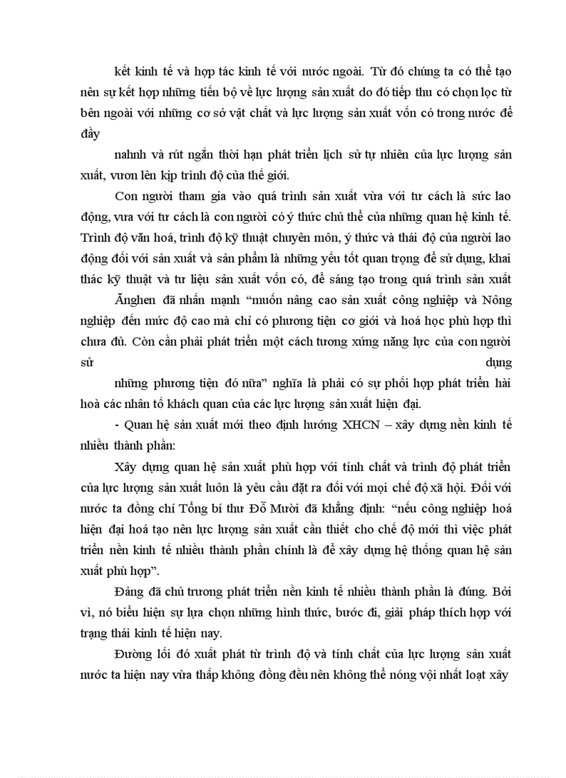 image for page Cơ sở lý luận cho việc phân tích mối quan hệ giữa lực lượng sản xuất và quan hệ sản xuất.