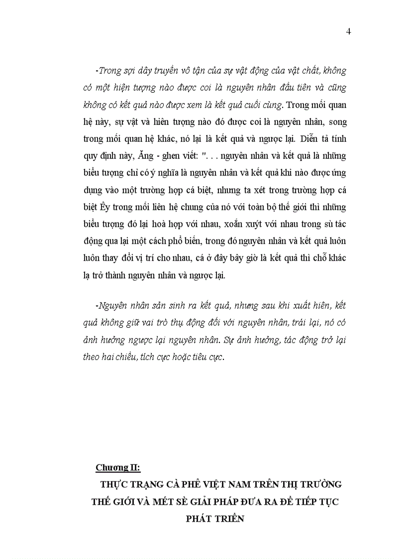 image for page Vận dụng cặp pham trù nguyên nhân- kết quả để phân tích thực trạng cà phê Việt Nam trên thị trường thế giới và môt số giải pháp đưa ra để tiếp tục phát triển