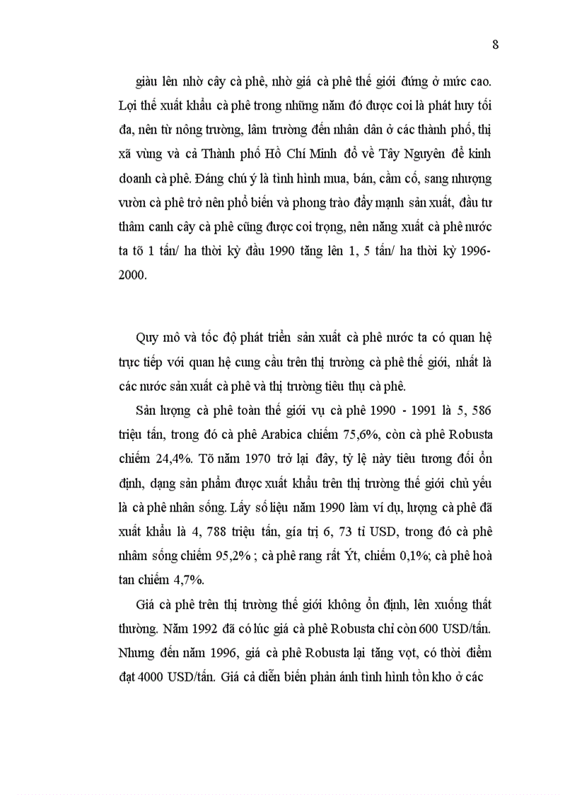 image for page Vận dụng cặp pham trù nguyên nhân- kết quả để phân tích thực trạng cà phê Việt Nam trên thị trường thế giới và môt số giải pháp đưa ra để tiếp tục phát triển