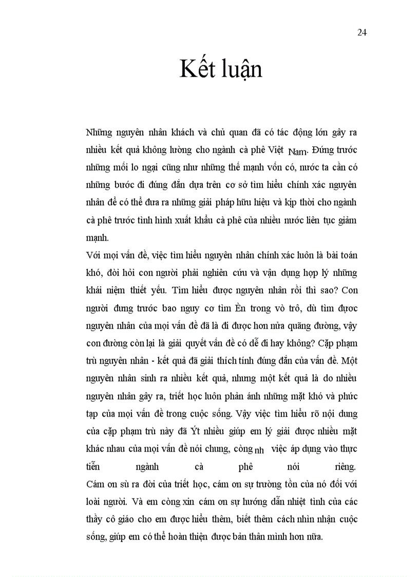 image for page Vận dụng cặp pham trù nguyên nhân- kết quả để phân tích thực trạng cà phê Việt Nam trên thị trường thế giới và môt số giải pháp đưa ra để tiếp tục phát triển