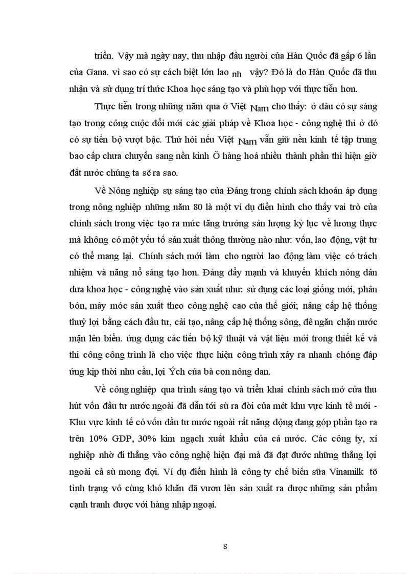 image for page Vai trò của tri thức khoa học trong công cuộc đổi mới của Việt Nam