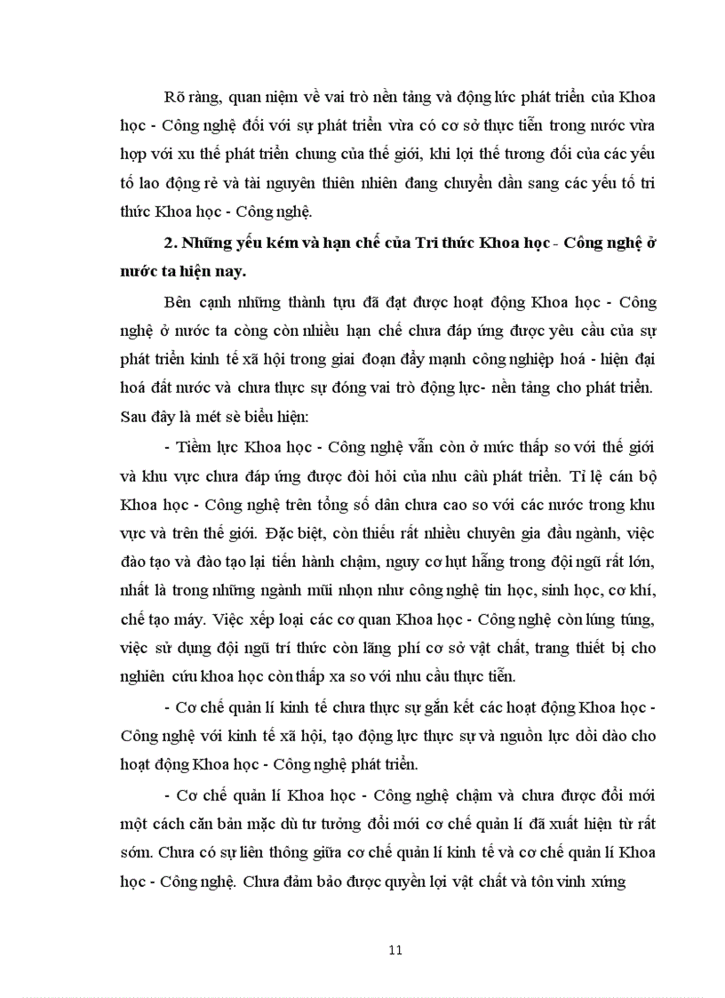 image for page Vai trò của tri thức khoa học trong công cuộc đổi mới của Việt Nam