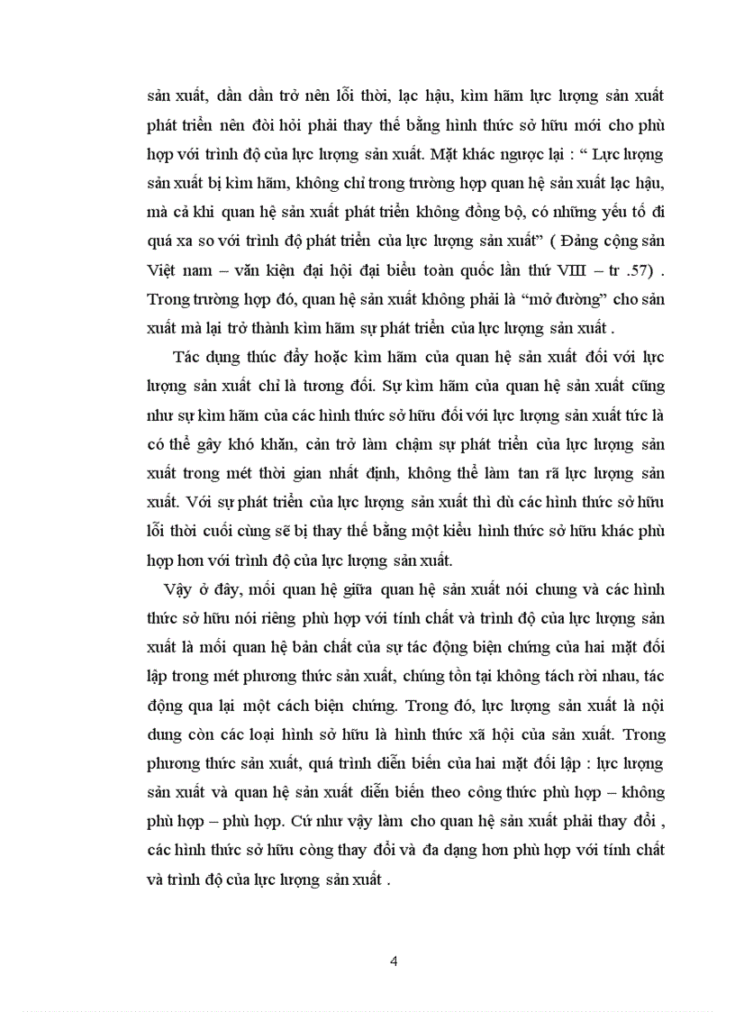 image for page Mối quan hệ biện chứng giữa phát triển lực lượng sản xuất với đa dạng hoá các hình thức sở hữu ở Việt nam