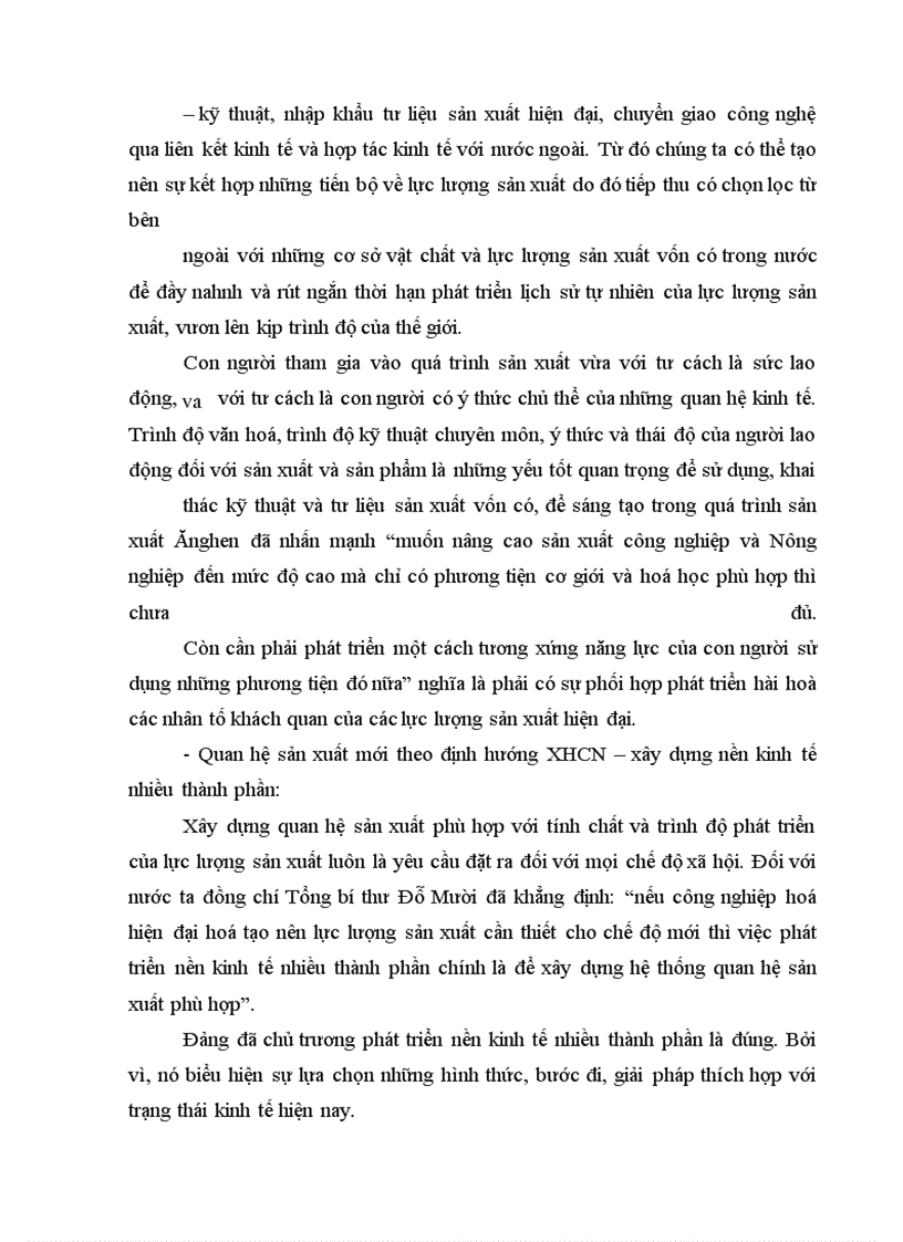 image for page Phân tích mối quan hệ giữa lực lượng sản xuất và quan hệ sản xuất.