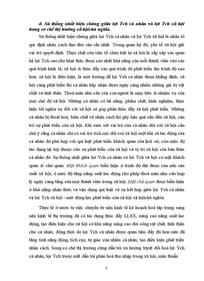 image for page Sự hình thành nhân cách con người trong nền kinh tế thị trường ở Việt Nam