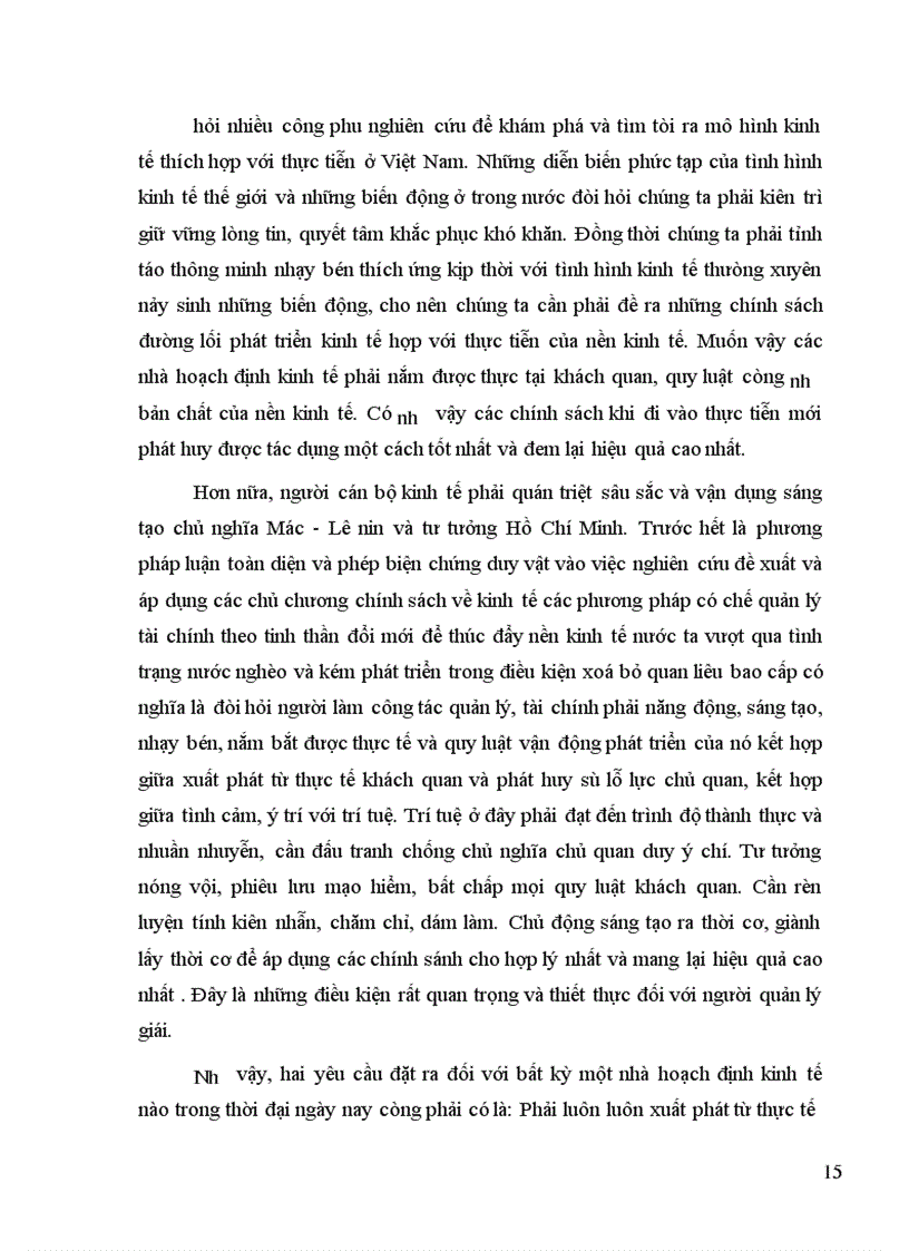 image for page Biểu hiện của quan hệ giữa vật chất và ý thức trong việc đổi mới và xây dựng nền kinh tế ở nước ta